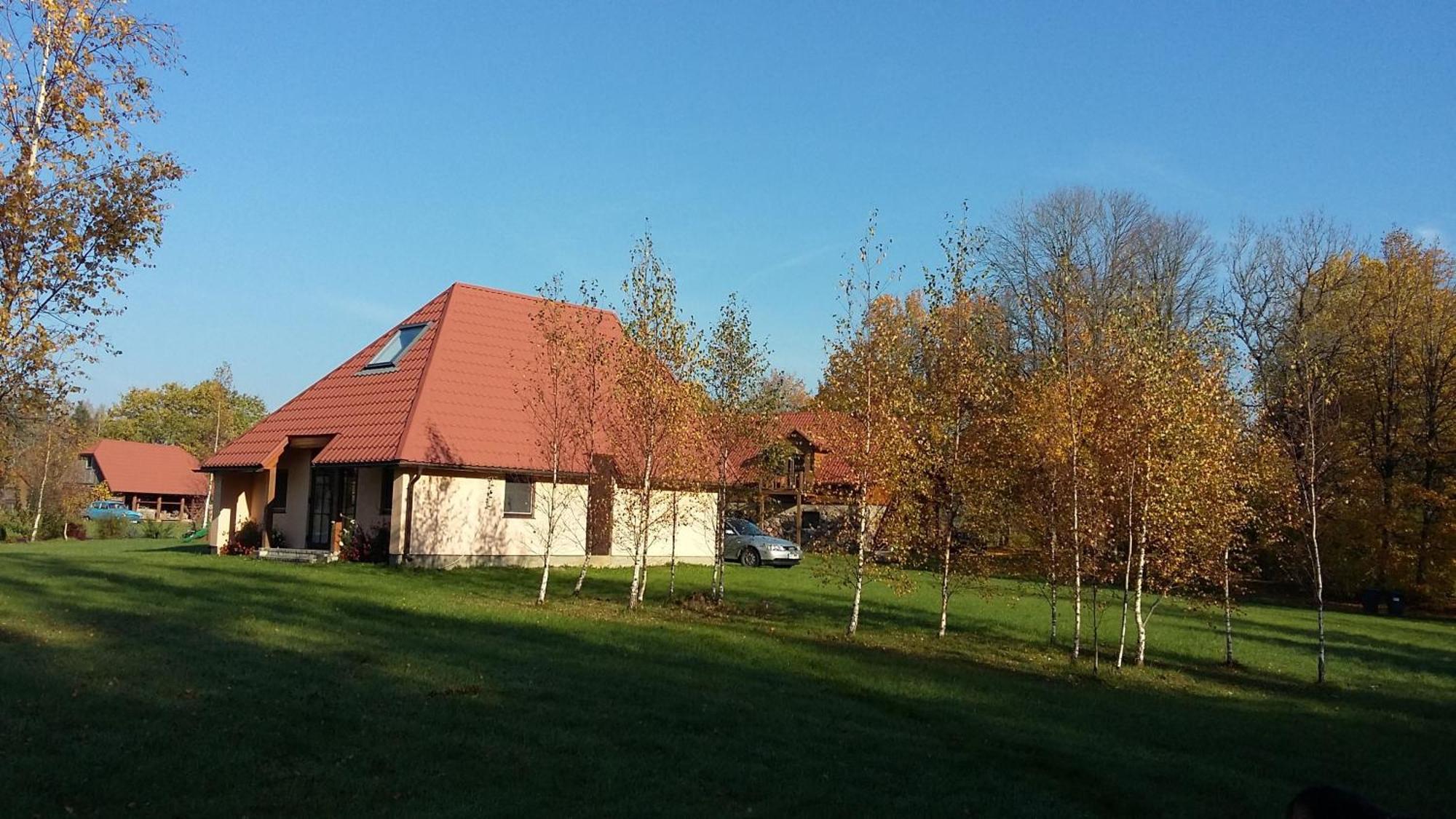 فيلا Ferienhaus Fuchsbau In Waldnaehe Kuldīga المظهر الخارجي الصورة